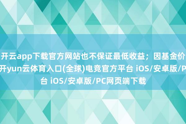 开云app下载官方网站也不保证最低收益；因基金价钱可升可跌-开yun云体育入口(全球)电竞官方平台 iOS/安卓版/PC网页端下载